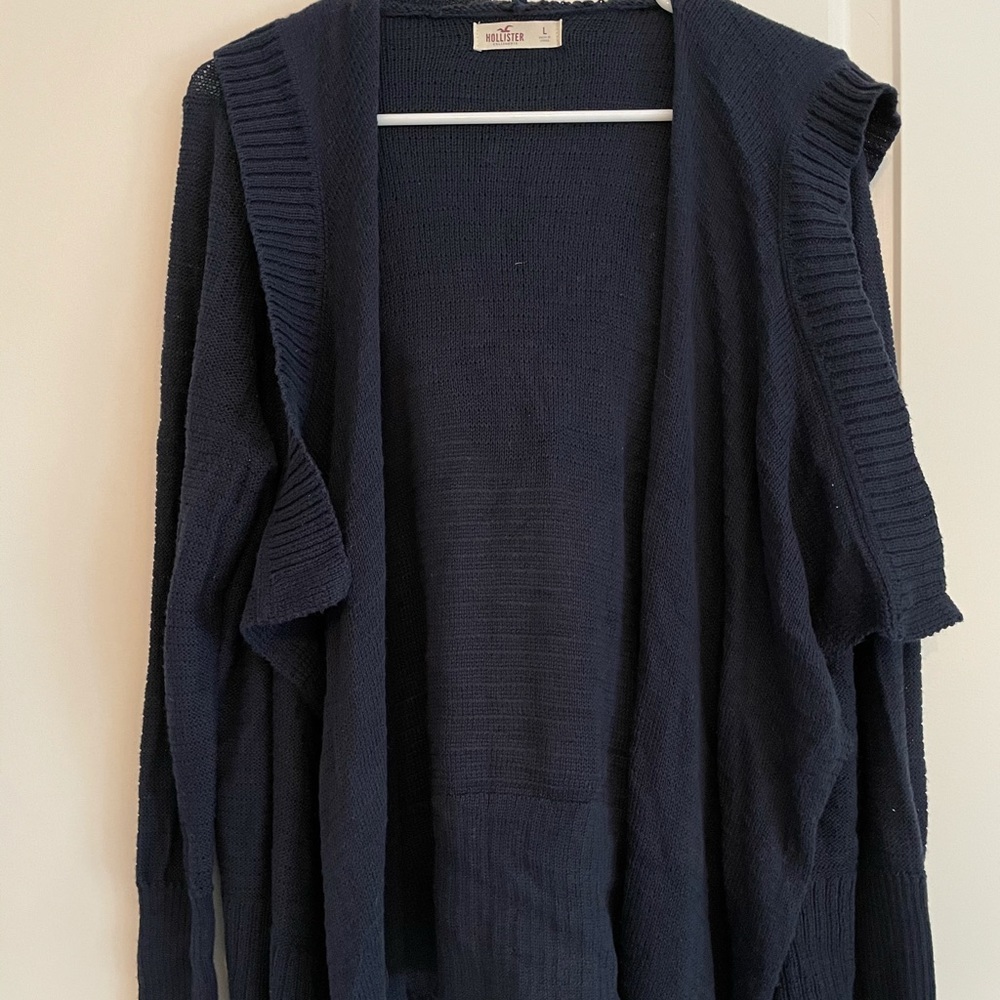 Hollister hoodie sweater navy